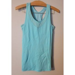 Lululemon Womens Aqua Turbo Tank Top Size 6